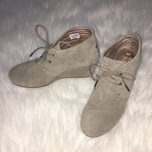 TOMS Wedge Booties